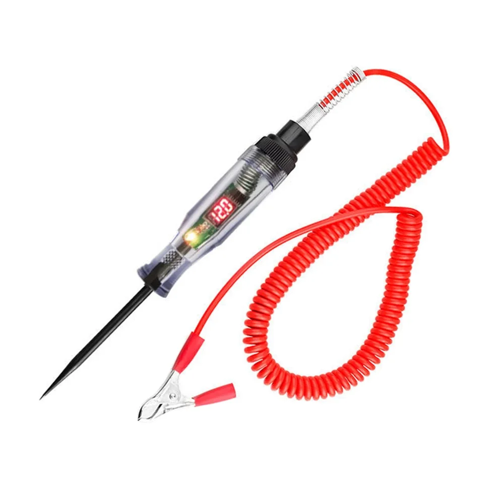เครื่องทดสอบวงจรไฟฟ้ารถยนต์ DC 3-36V, เครื่องทดสอบวงจรไฟฟ้ารถบรรทุกเครื่องมือวินิจฉัยปากกาวัดหลอดไฟรถยนต์
