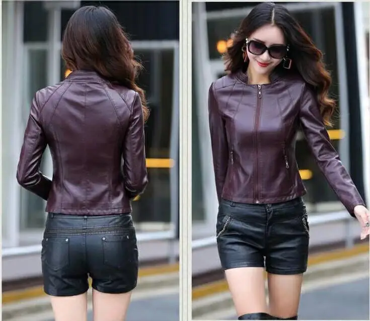 2025 neue Frühjahr Echtes Leder Jacke Frauen Leder Neue Oberbekleidung Mantel frauen Biker Zipper Jacken