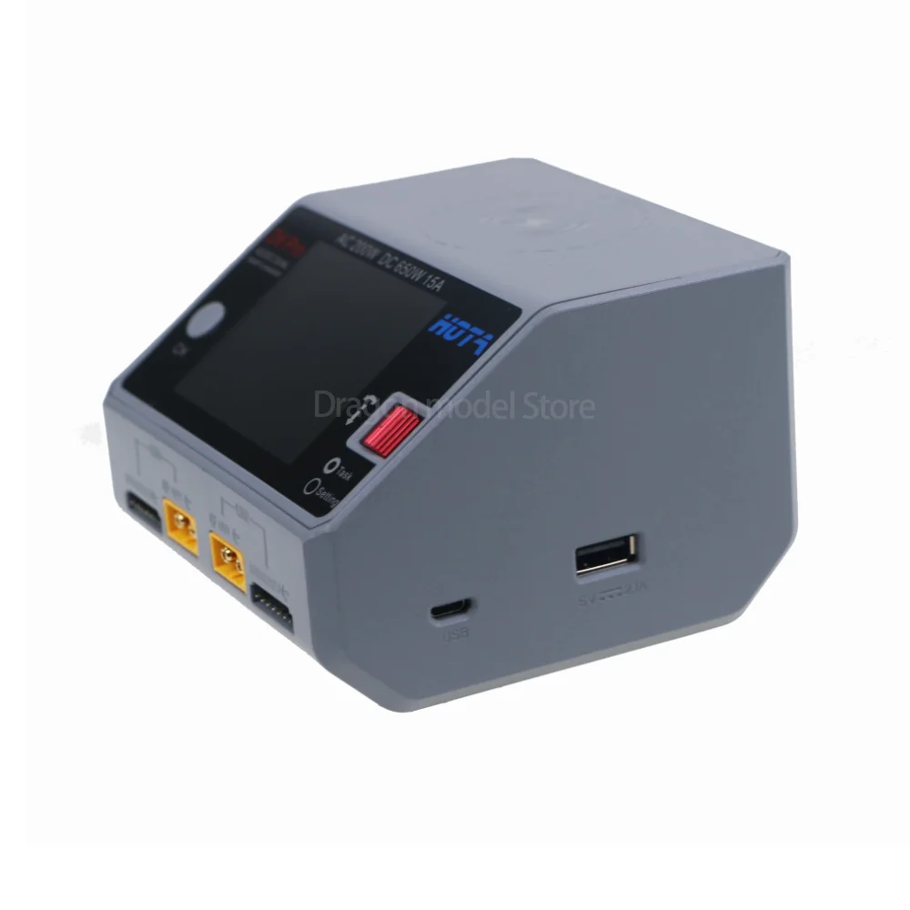 HOTA D6 Pro AC 200W DC 650W 15A 2X325W 2X15 ACharger ไร้สายชาร์จสําหรับ NiZn/Nicd/NiMH แบตเตอรี่ RC Drone อะไหล่
