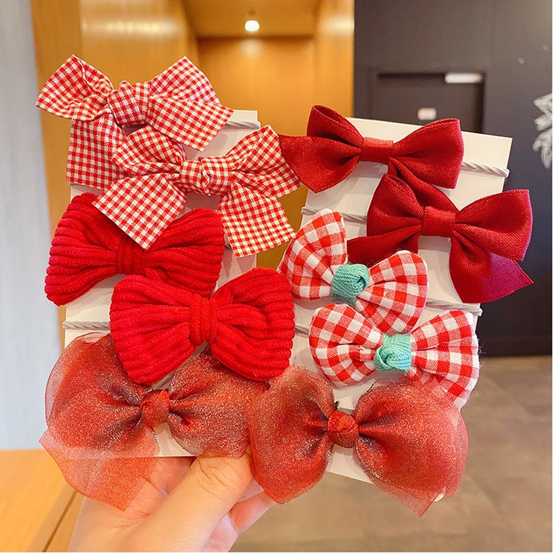 10 stks Haaraccessoires Meisjes Scrunchies Esthetische Lacos De Cabelo Infantil Bands Kids Hoofdbanden Bandes Bandeaux Elastiquec Leuke