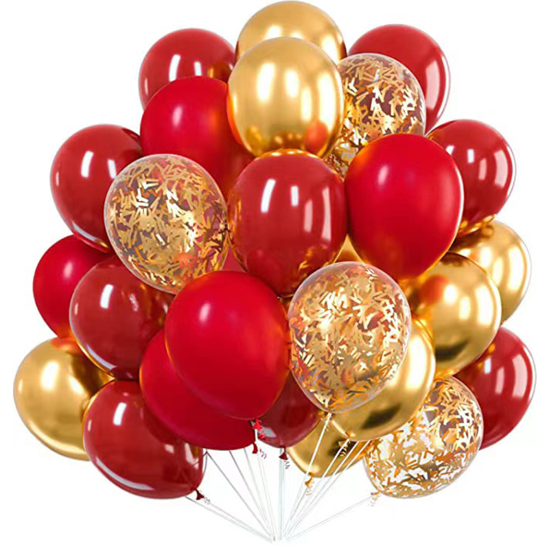 30 pièces 12 pouces confettis métallique Chorme ballons macaron Latex Ballon anniversaire mariage fête d'anniversaire décoration fournitures