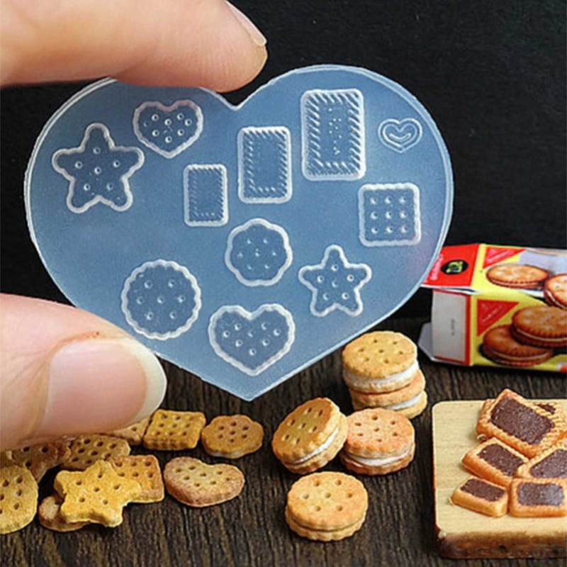 Đồ Trang Trí Đúc Nướng Công Cụ Thực Phẩm Mini Món Tráng Miệng Pha Lê Nhựa Dính Khuôn Bánh Kẹo Chocolate Silicon Khuôn Mẫu