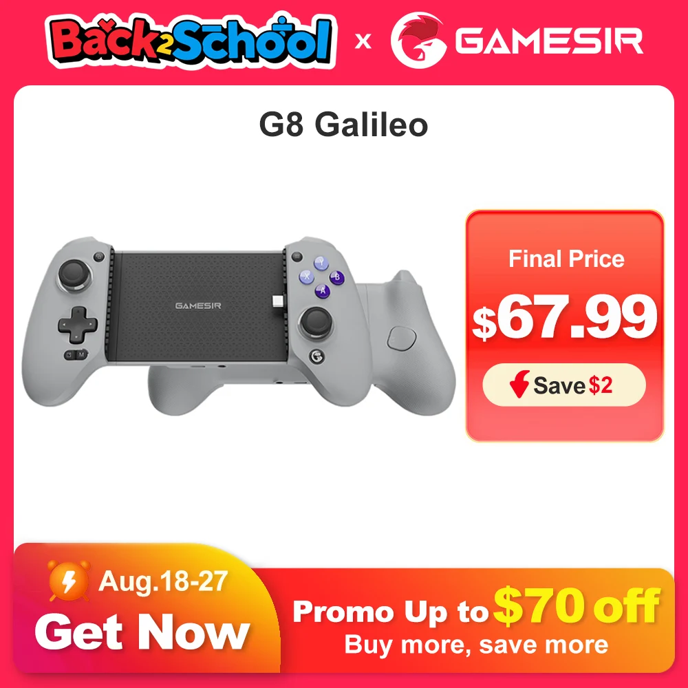 GameSir G8 Galileo Controller di gioco per gamepad per cellulare con joystick ad effetto Hall per iPhone 15 Gioco cloud per telefono cellulare Android