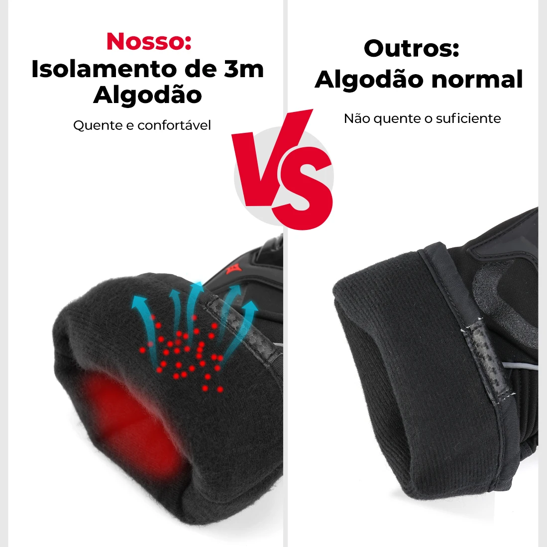 Kemimoto 2kp certificação ce luvas de motocicleta inverno outono preto moto luvas tela de toque quente à prova dwaterproof água luvas à prova de vento proteção de casca dura para motocross atv utv