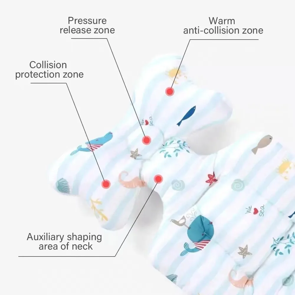 Almofada para carrinhos de bebê, forros de assento, almofada de carro de algodão para carrinhos de bebê, tapete para carrinho de recém-nascidos, acessórios de proteção de segurança