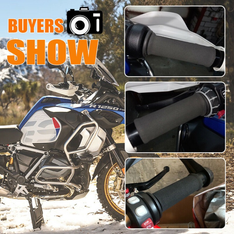 Антивибрационный чехол для ручки мотоцикла, удобные ручки из пенопласта, универсальная термоусадочная ручка, чехол на руль, рукав