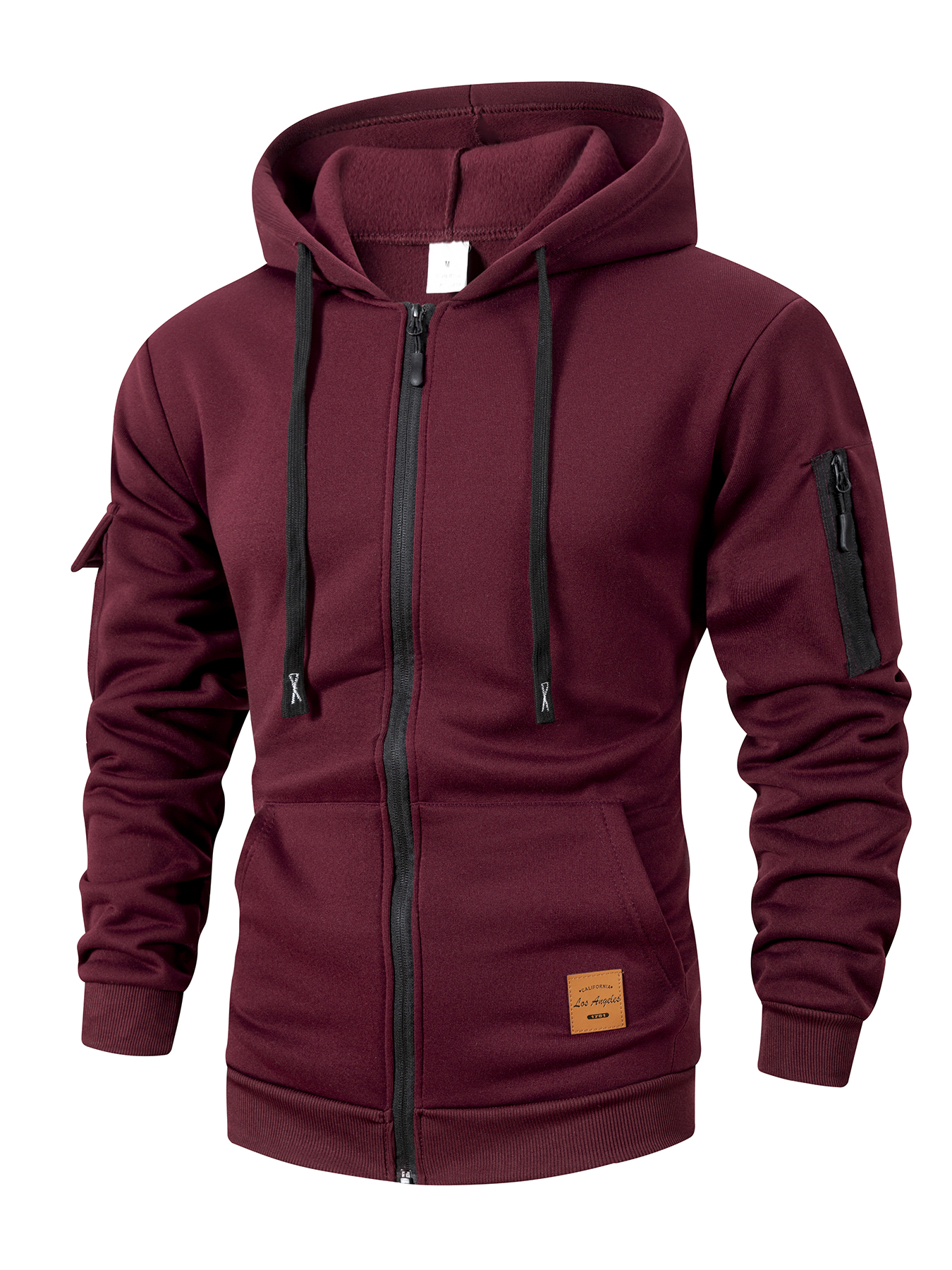 2025 nuevas sudaderas de otoño para hombre, chaqueta de manga larga con capucha, chaqueta con cierre de cremallera, sudaderas con capucha para hombre, sudadera ajustada, ropa masculina