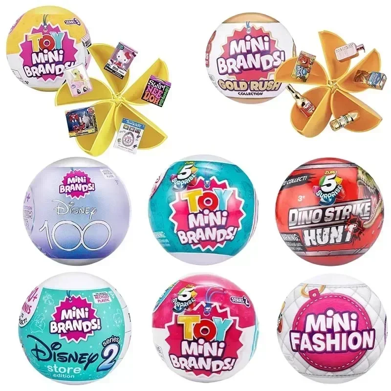 Mini marcas de supermercado, escena de compras, bola de juguete, caja ciega misteriosa, princesa de Disney IronMaln Spiderman, juguetes coleccionables
