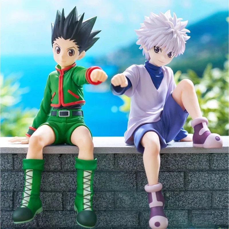 13cm Hunter x Hunter Gon Freecss figura de Anime Alluka Zoldyck figura de acción Chrollo Lucilfer/Kurapika estatuilla modelo juguetes regalo