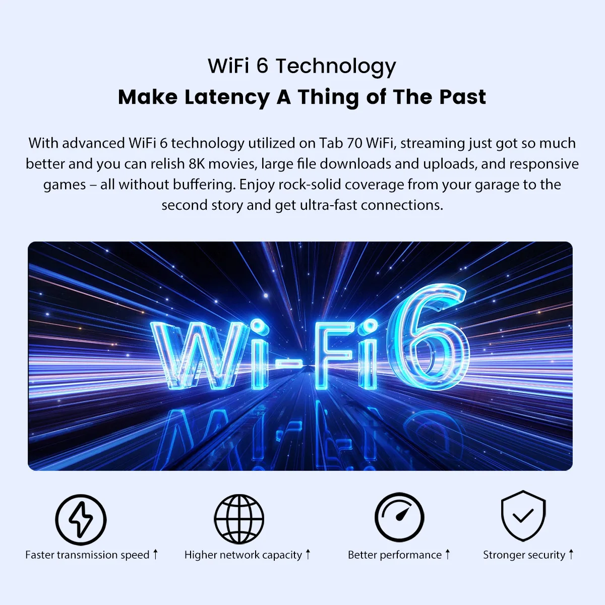 Blackview Tab 70 WIFI Android 13 Tablet PC 4 GB 64 GB 10,1 Zoll HD+IPS Display 6580 mAh 2,4 G/5 G WiFi
