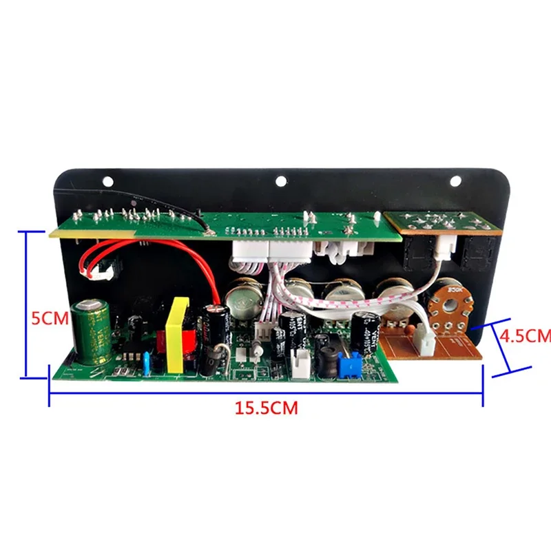 Bluetooth 5,0 Verstärker Bord Mit Optische Audio AMP USB FM Radio TF Player DIY Audio Subwoofer Für karaoke Hause Auto 110V/220V