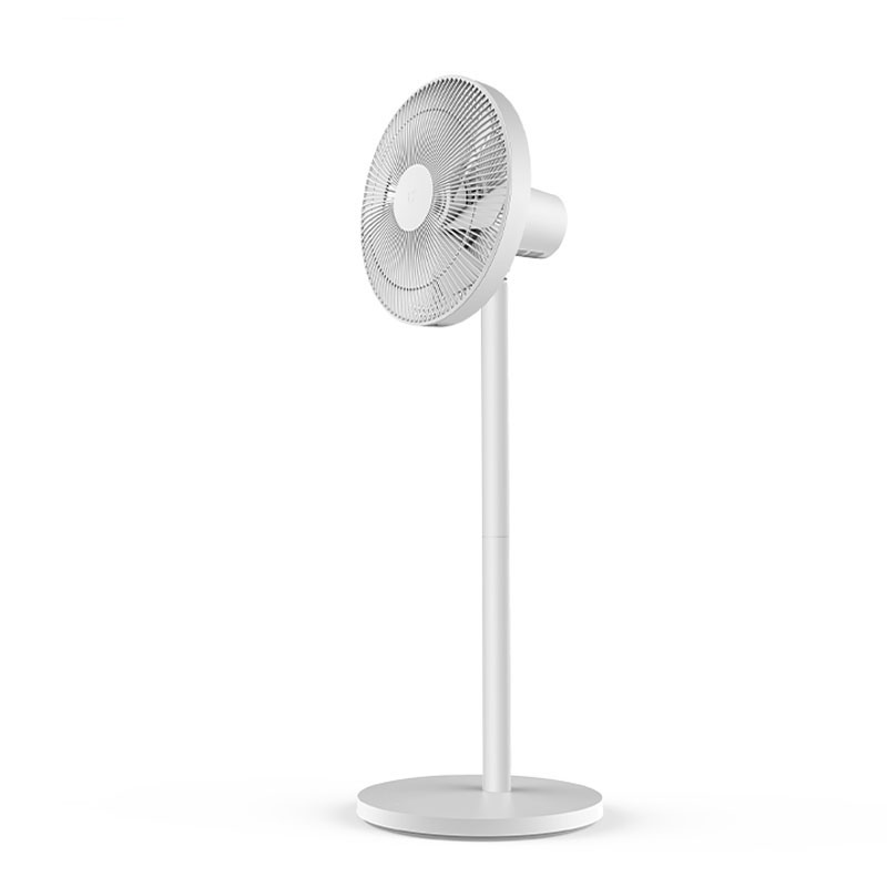 XIAOMI MIJIA vloerventilator, 7 bladen, verstelbare groothoek 90 ° , Thuisventilator voor woonkamer, ondersteuning voor Connect MI HOME APP bedrade ventilator