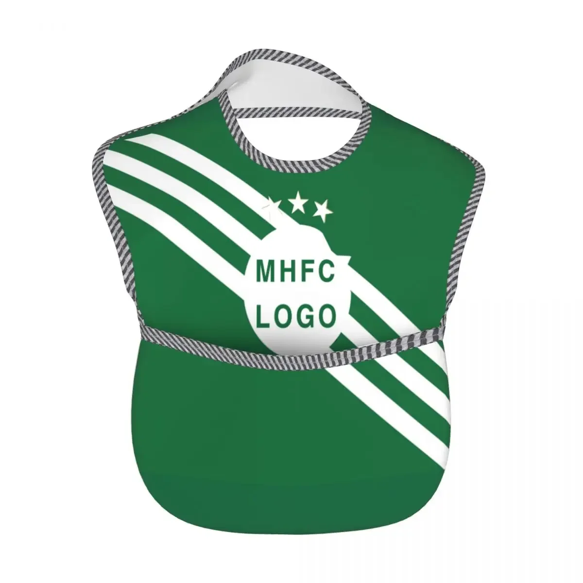 이스라엘 F.C MHFC 챔피언 방수 소프트 아기 턱받이, 귀여운 만화 인쇄 어린이 소녀 소년, 조절 가능한 어린이 턱받이, 아기 점심 식사 수유