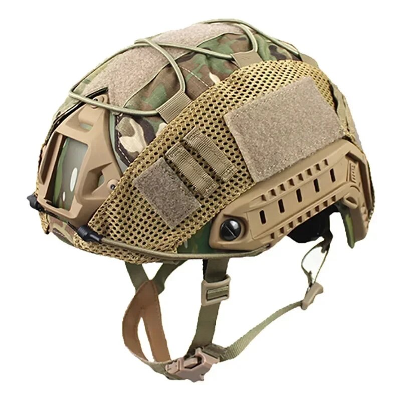 1 pçs capa de capacete rápido para rápido mh pj bj capacete airsoft paintball capa acessórios ciclismo net