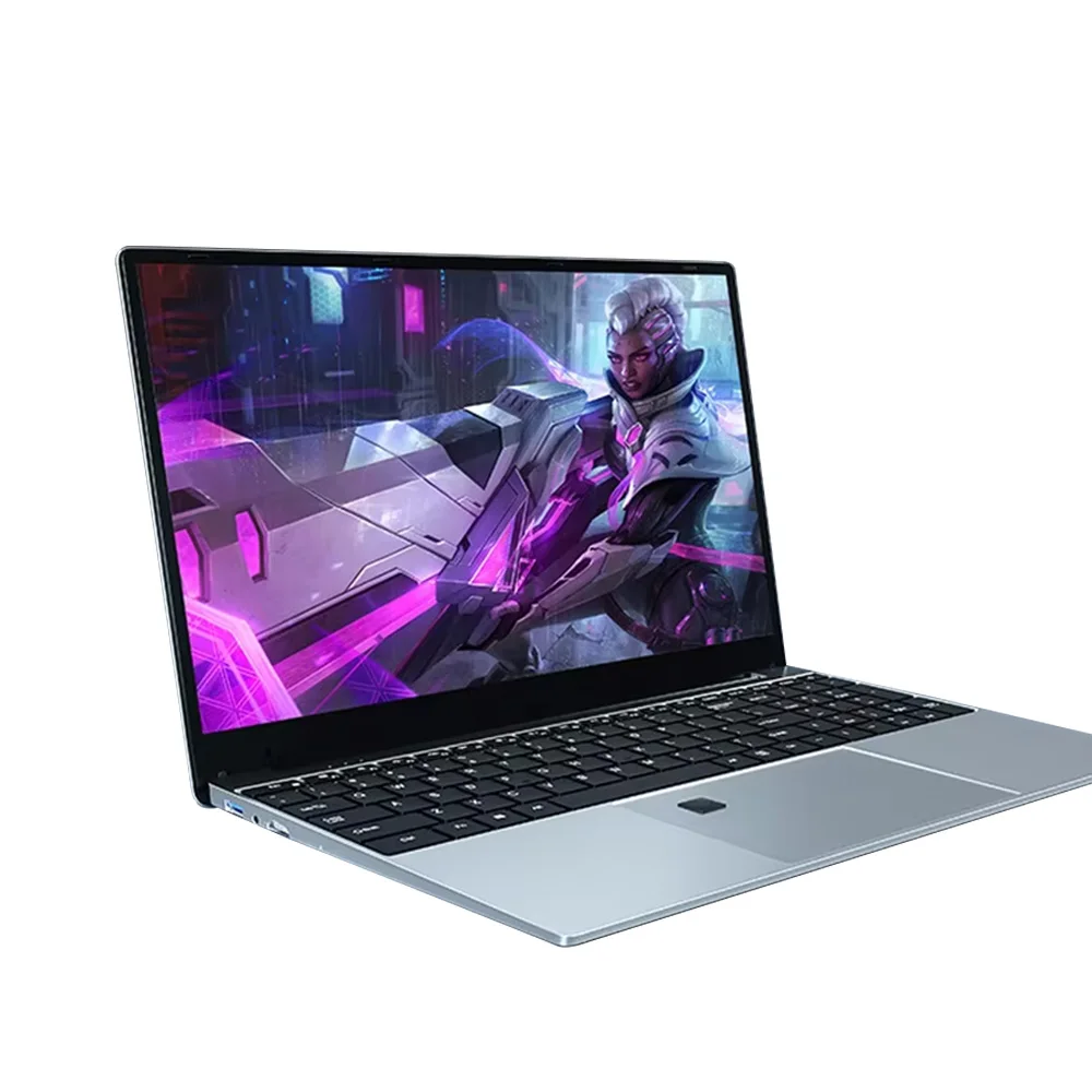 NOWY Cienki i lekki laptop 15,6 cala AMD R7 4700U Podświetlana klawiatura Windows 11 32 GB DDR4 2 TB Komputer stacjonarny do gier z czytnikiem linii papilarnych