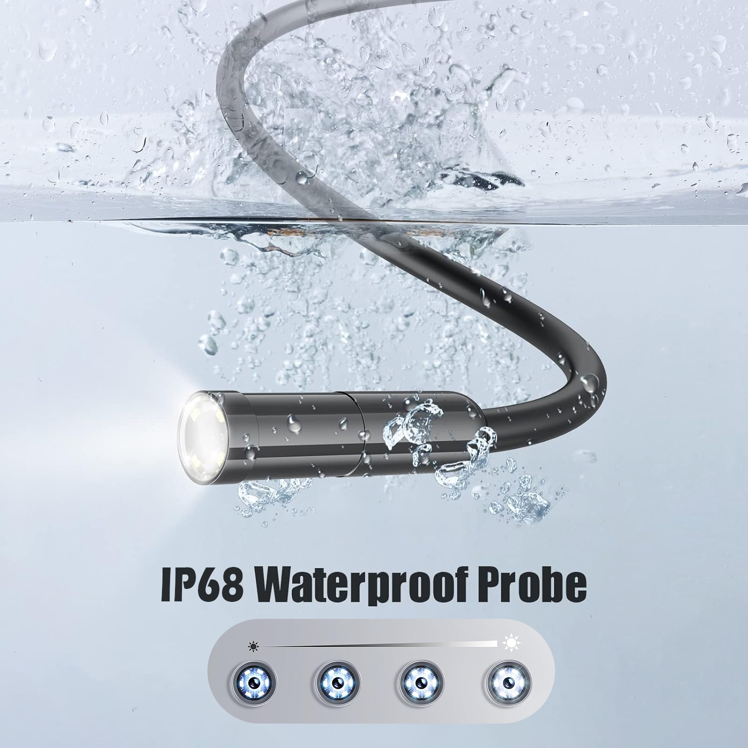 8MM 5MP 1944P Auto-Focus Inspection Camera Piping Endoscope Camera For Cars Android Smartphone High Quality Industrial Usb C 4k