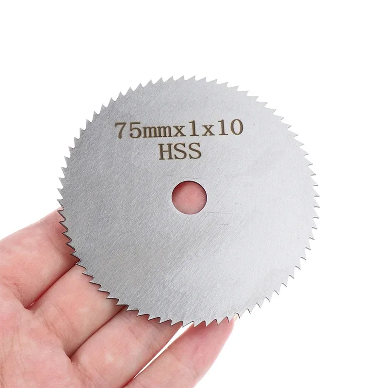 1 stücke 3 Zoll 75mm Schneid scheibe Mini Kreissäge blatt für Holz Kunststoff Metall rotierende Schneidwerk zeuge 72 Zähne