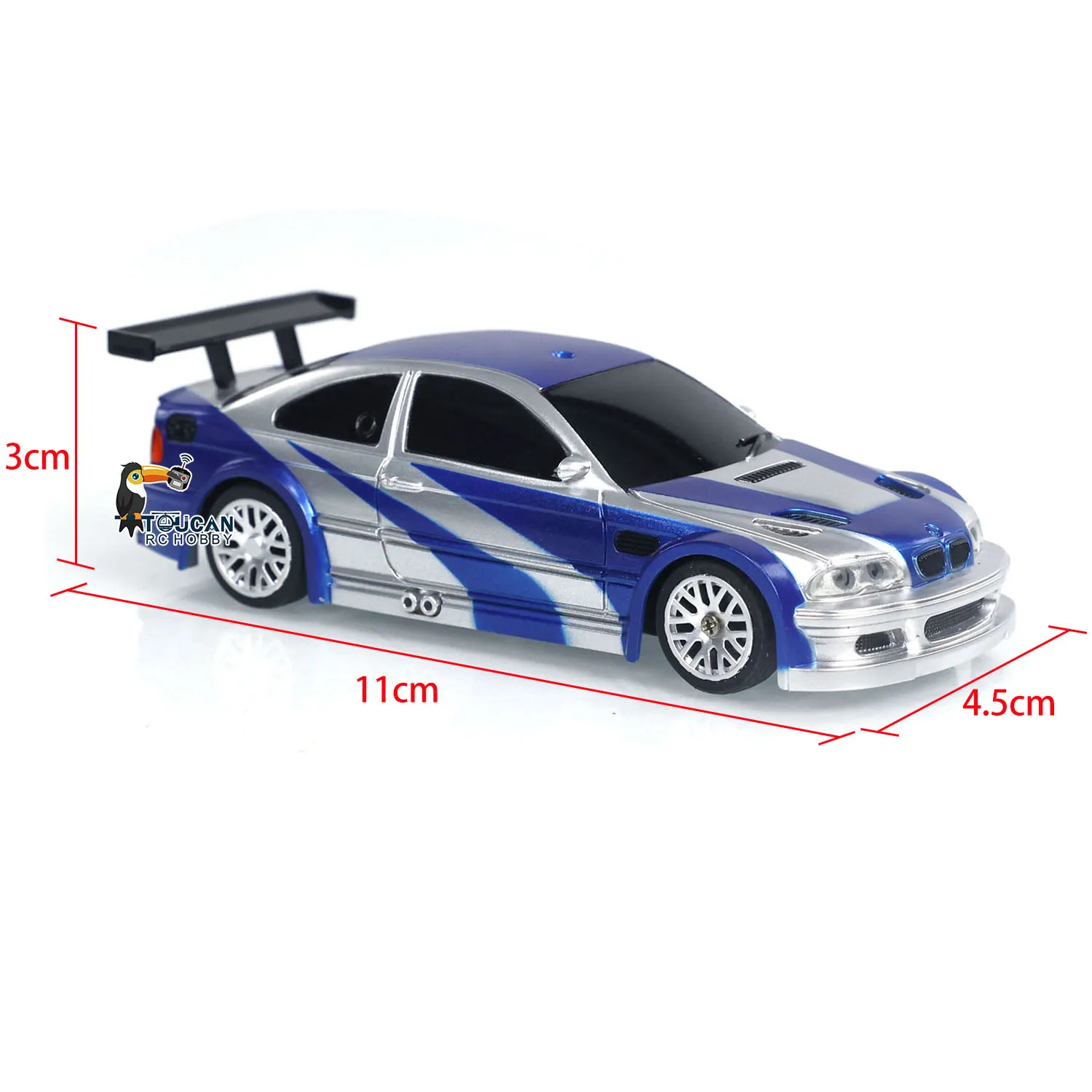 Pouvez-vous ro RC 1/43 Version RTR Améliorée pour Voiture de Course Radiocommandée, Modèle à Grande Vitesse, Quatre Roues Motrices, 2.4g, Drift Race, Mini Cadeaux