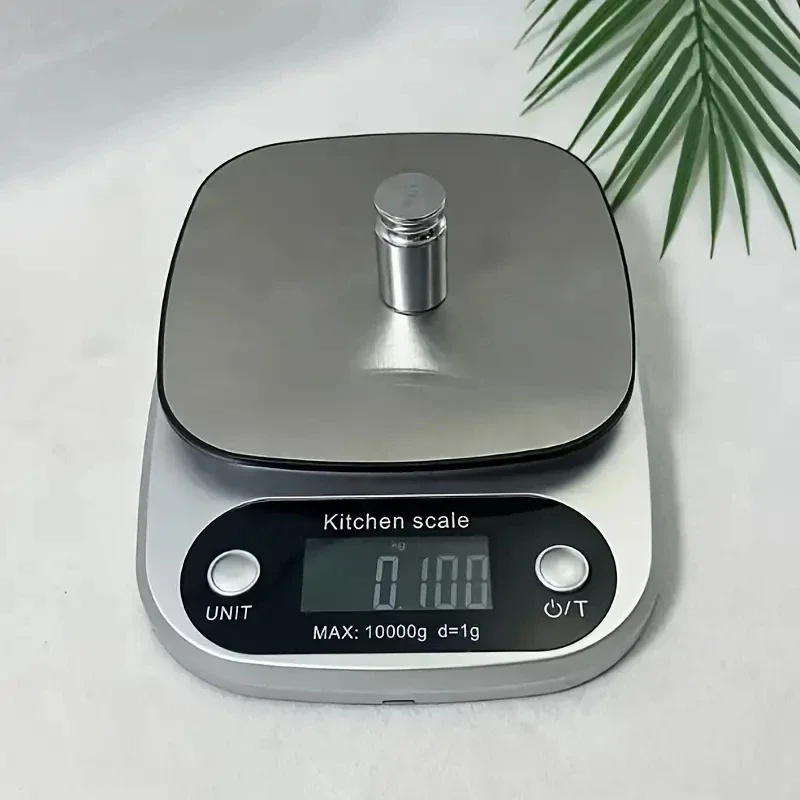 Bilancia da cucina digitale accurata da 1 pezzo per cucinare e cuocere al forno - Capacità di 22 libbre in grammi e once, perfetta per caffè, carne e altro ancora
