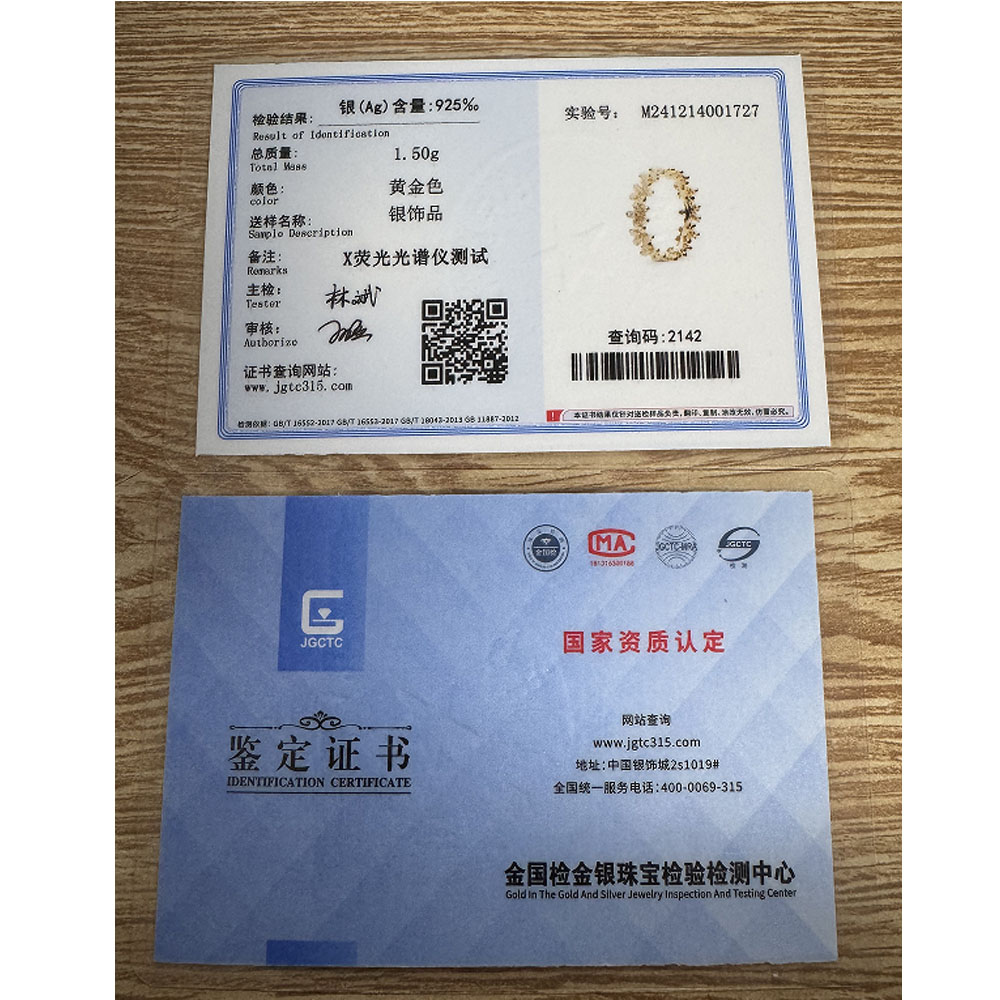 Exquisite Gold Color Series 925 Sterling Silver Classic Square Heart Shaped Ring Ring Charm Jewelry Birthday Party Gift