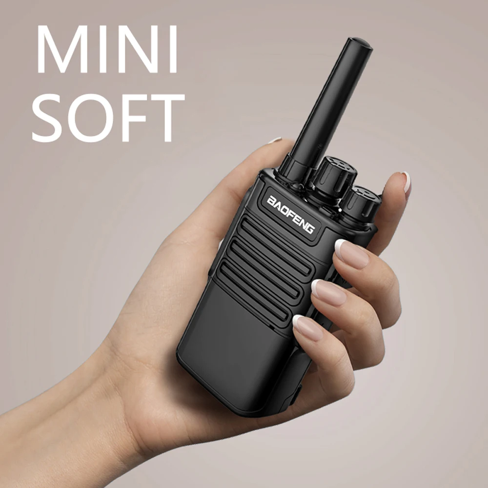 2022 Neues Baofeng Mini BF-V8 BFV8 Zwei-Wege-Amateurfunk Handheld Grau Grün Orange Gegensprechanlage UHF HF Transceiver Walkie Talkie 10 km