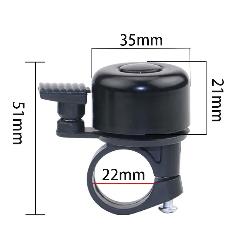 Dzwonek rowerowy Alloy Mountain Road Bike Horn Alarm dźwiękowy dla bezpieczeństwa Kierownica rowerowa Akcesoria do połączeń rowerowych