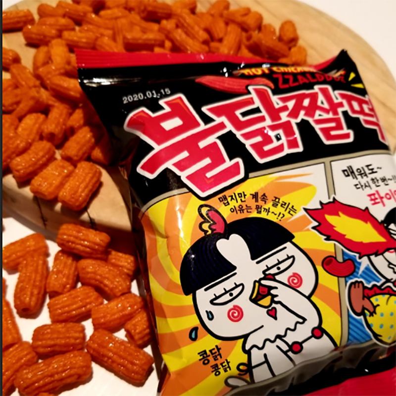 Samyang-Hot Chicken Flavour Zzaldduk Snack-120g*10pack