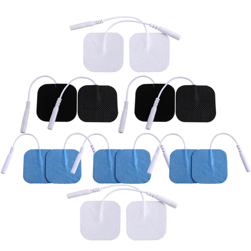 5*5cm Vliesstoff Selbstklebende Elektroden Pads Zehn Gel Pad für Elektrische Massage Aufkleber Ersatz patch Zubehör