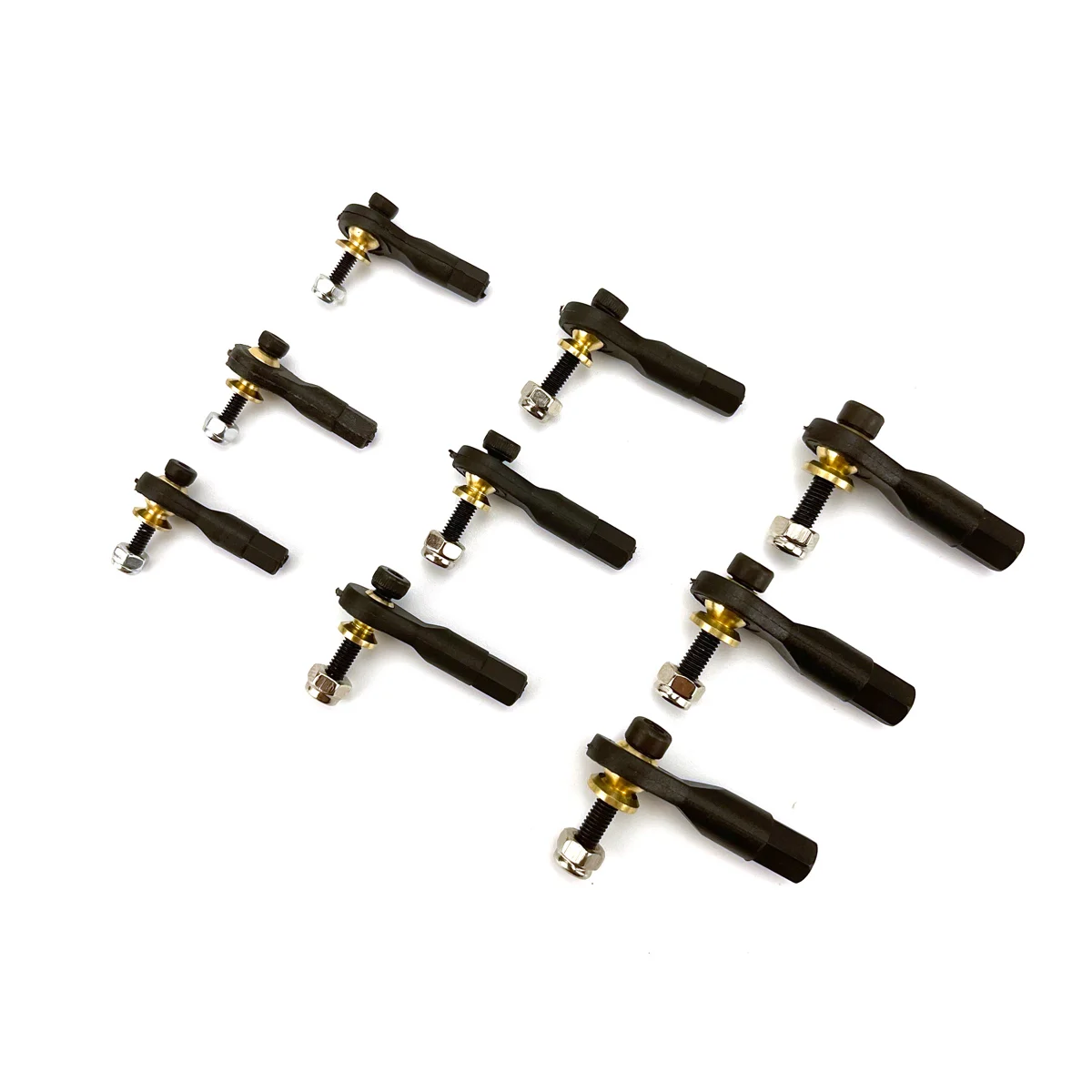 10 Chiếc M2 M2.5 M3 Nylon Kim Loại Bi Liên Kết Với Ốc Vít Lắp Ráp Bộ Cần Cấp Cho RC Mô Hình Máy Bay đồ Chơi Xe Tải Xe Tải Lỗi Phần