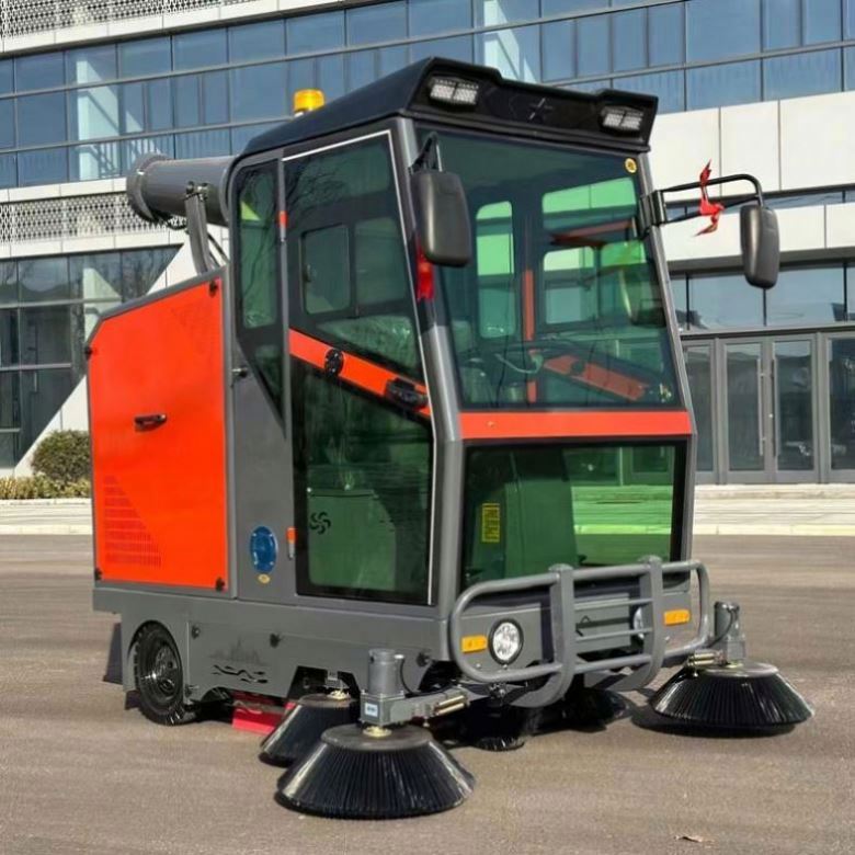 Commercial Sweeping Robot Road Dirt And Dust Snow Cleaning Washing Machine Wholesale