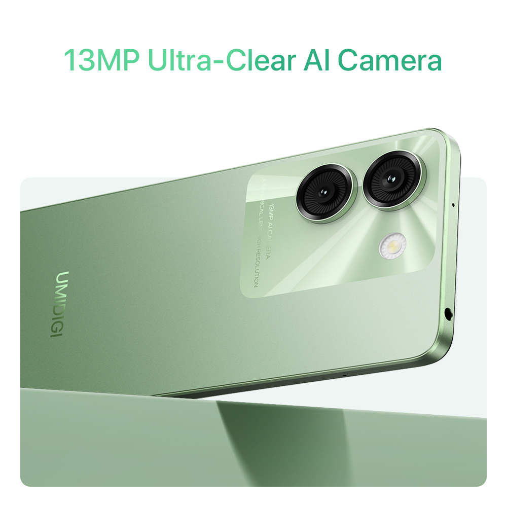 UMIDIGI G9A Android 14 Smartphone Octa-core 13MP Cámara 64GB 6,75 "Gota de agua HD + 5000mAh Batería Tarjeta SIM dual Teléfono móvil