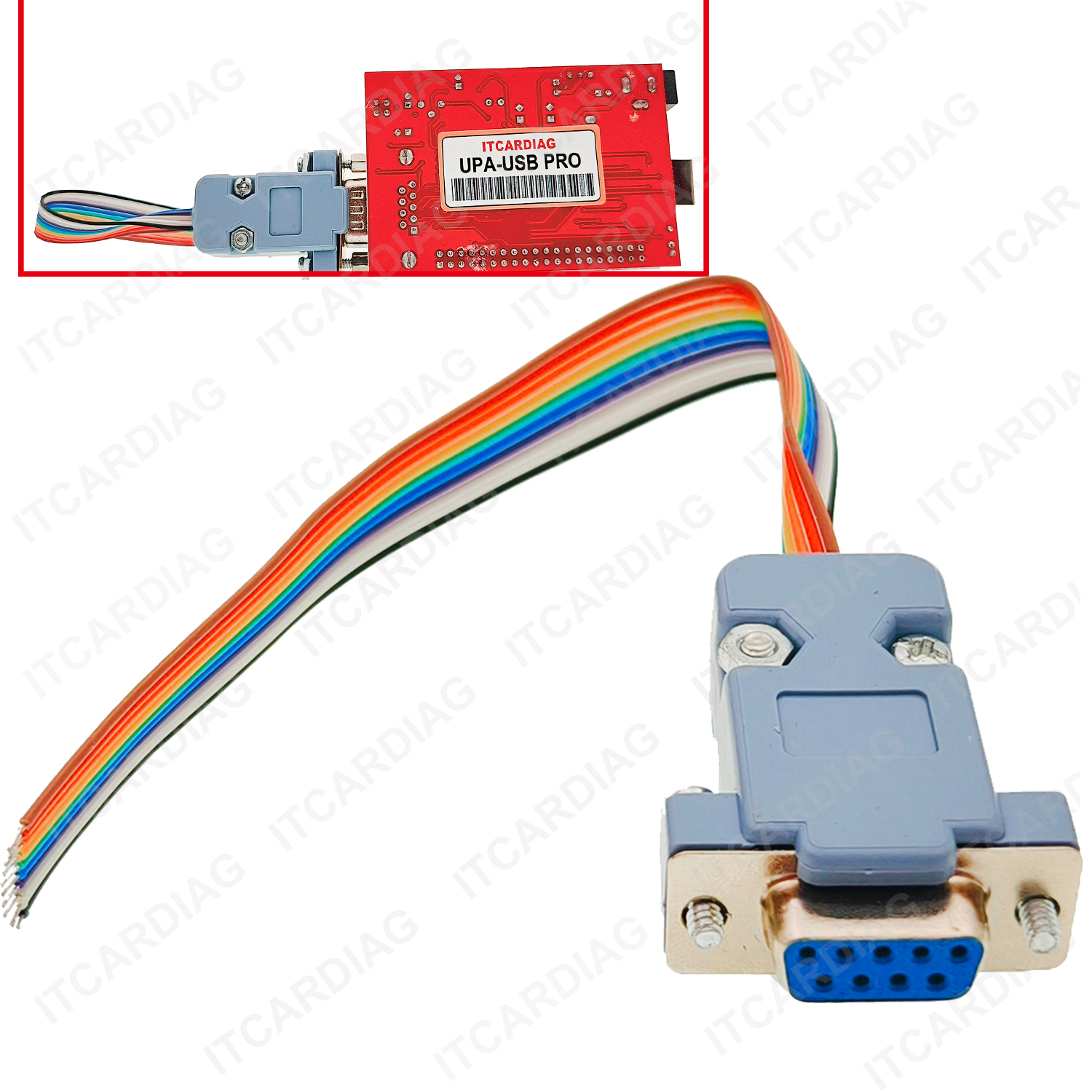 2025 UPA USB PRO V1.3 SN:050D5A5B с тестовым кабелем, настройка чипа ЭБУ с полным сценарием 350 МБ, Upa USB-программатор, диагностический инструмент