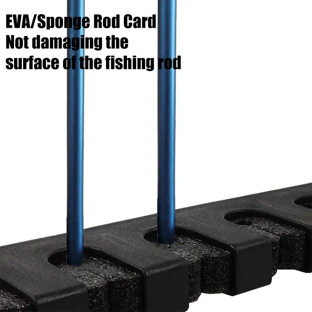ตกปลาRod Display Rackติดผนังในครัวเรือนชั้นวางคงที่ชั้นวางจอแสดงผลแนวตั้งติดผนังอุปกรณ์ตกปลาคอลเลกชันและจัดเก็บ