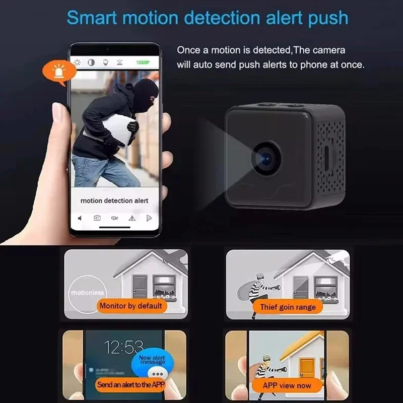 Xiaomi 1080P Wireless Camera Wifi Remote Monitor Camera Mini Home Ip Camera Motion Detection Recorder Super-long Battery Life