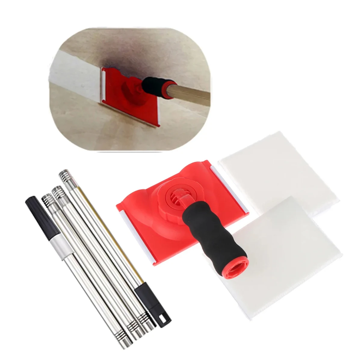 Professionele Latex Verf Edger Borstels Multifunctionele Muur Plafond Hoek Schilderij Borstel Kleur Separator Trimmer Gereedschap