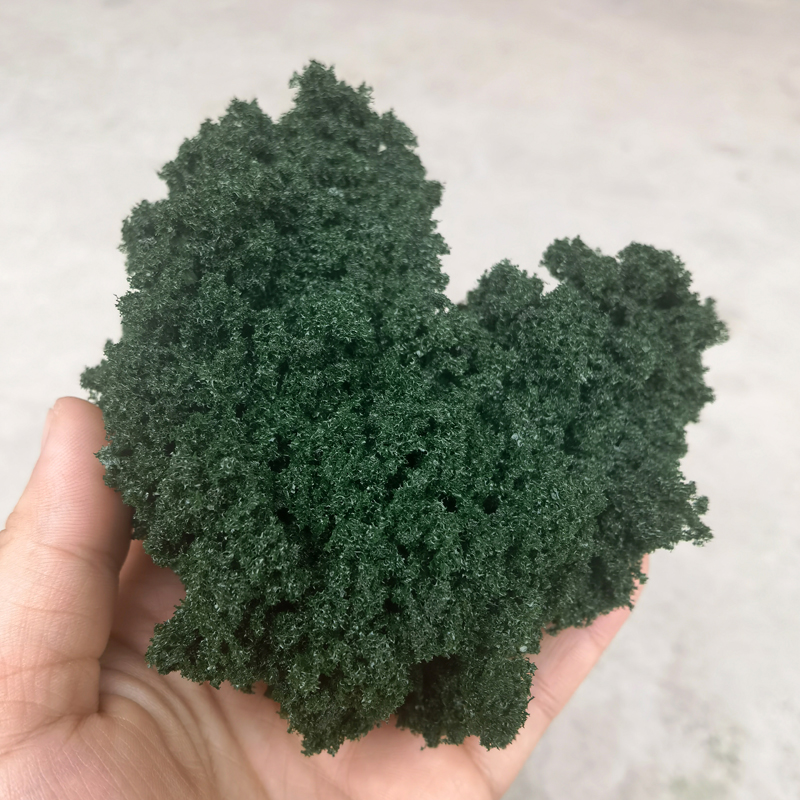 20G Model Shrubs Bushes Agglomeration Sponge Model Material Railway Train Tree Leaf Military Platform Layout Miniature Scene