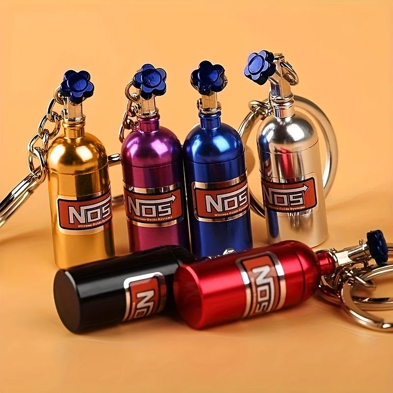 Ajrc 1/10 Simulatie Klimmen Auto Universele Decoratieve Onderdelen Nos Metalen Simulatie Stikstoffles Met Vaste Ketting