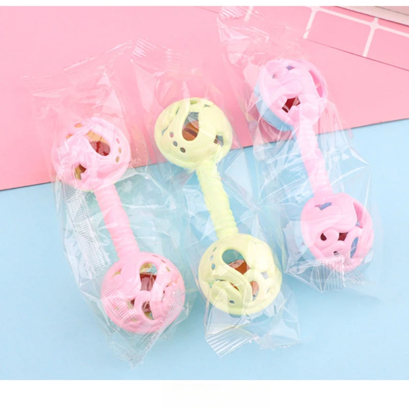1pcs Children'S Double Headed Ringing Bell Soothing Hand Drums Childhood Education Baby Grip Gifts Parent-Child Interaction Cure