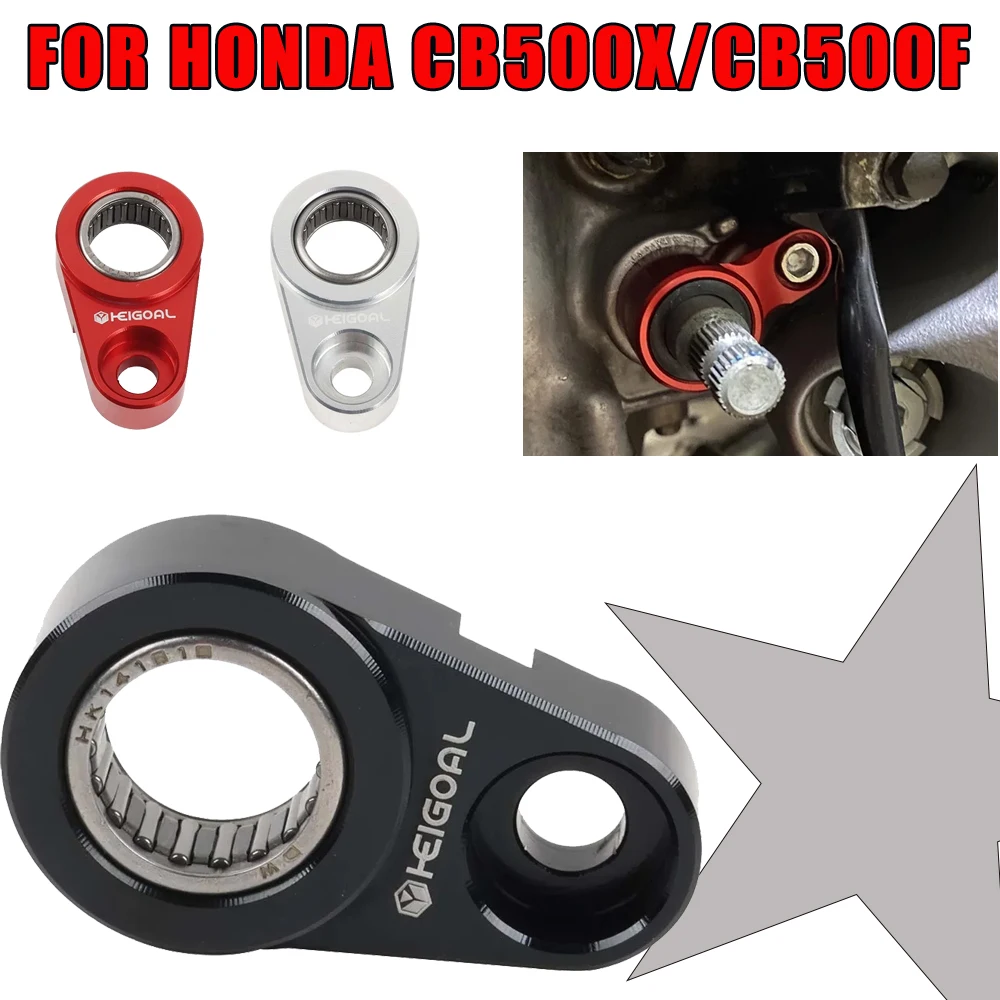 Para HONDA CB500X CBR500F CBR500R CBR 600 F F3 F4 CB600F HORNET accesorios soporte estabilizador de cambio de marchas soporte de soporte