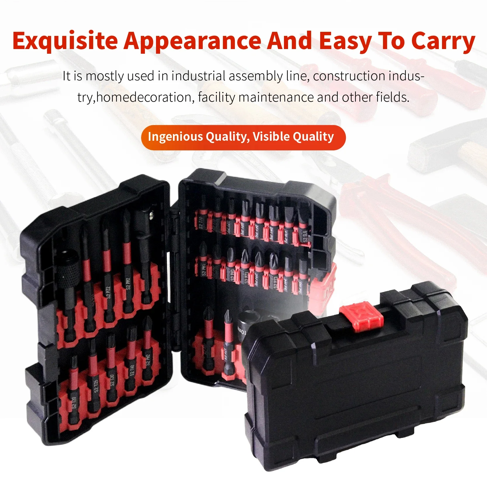 LIXIU S2 impact screwdriver bit set Phillips strong magnetic screwdriver bit set multifunctional strong agnetic Automotive tools
