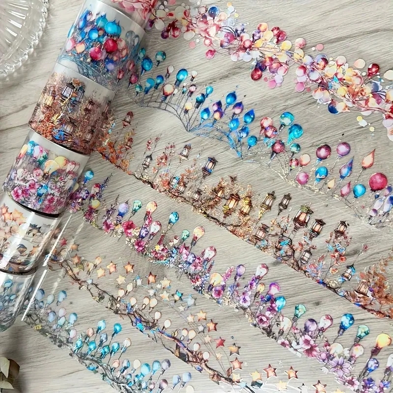 40mm * 2m pegatinas de cinta PET creatividad Scrapbooking cuenta de mano adhesivo hecho a mano Diy diario basura suministros para manualidades
