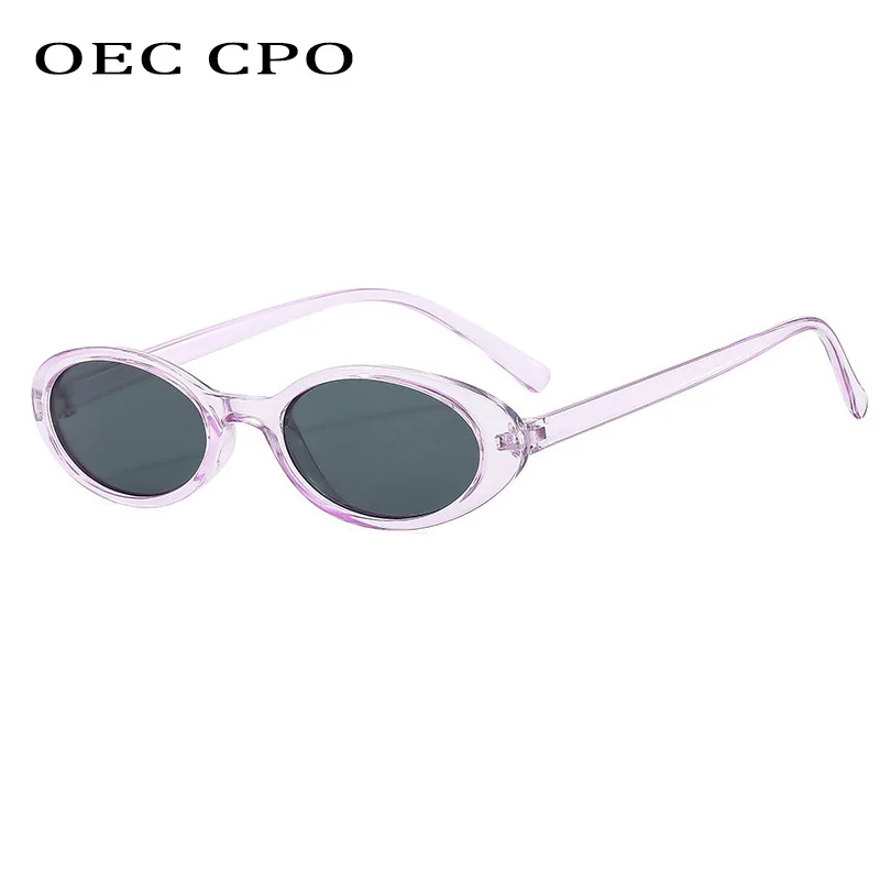 Nuevas gafas de sol ovaladas pequeñas para mujer y hombre, gafas de sol estilo Hip Hop Vintage con forma de ojo de gato, gafas Punk negras de leopardo para mujer, gafas UV400