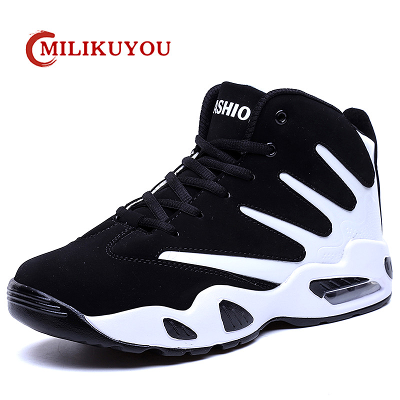 Schuhe Männer Turnschuhe Marke High Top Mann Basketball Schuhe Mann Retro Atmungsaktive Leder Sport Schuhe Männlichen Trainer Zapatos Hombre