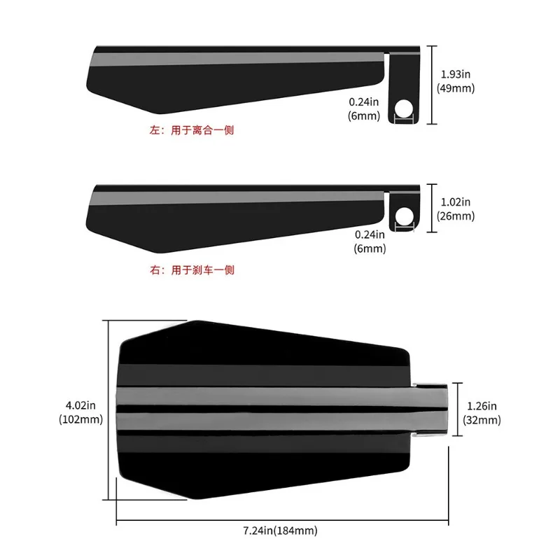 オートバイスポーツダウンフォースネイキッドサイドスポイラー、フロントスポイラー、ホンダ用ウィングレット空力スポイラー新しいcb750ホーネットcb 750 2023 2024