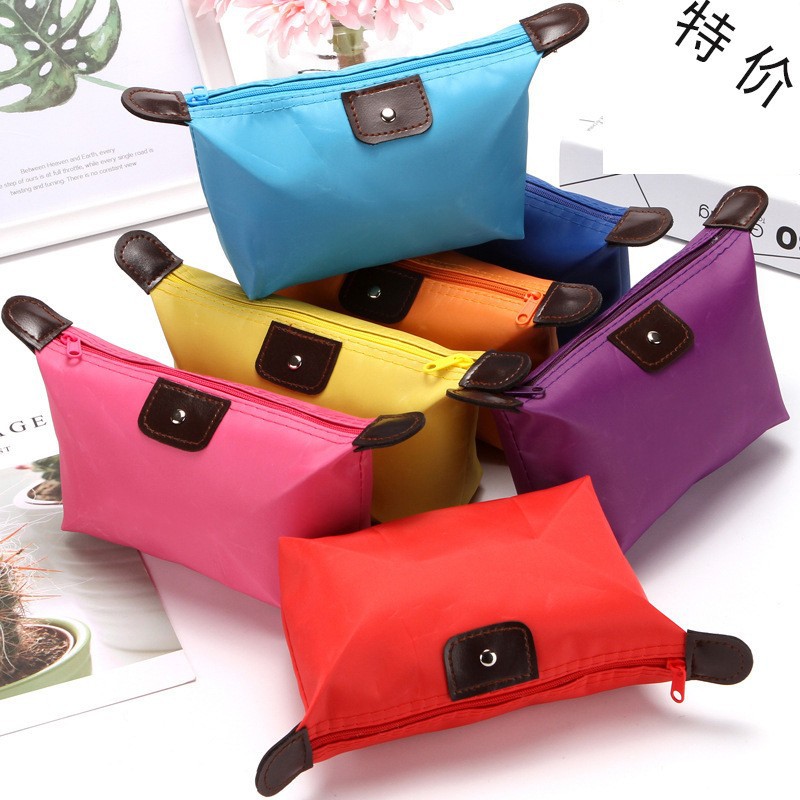 Kosmetiktasche für Frauen, bunt, wasserdicht, für Reisen, Knödel, Aufbewahrungstaschen, Mini, niedlich, für Toilettenartikel, Make-up, tragbare Tragetaschen, Geldbörsen, 2023