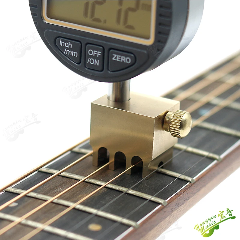 Dân Gian Bakelite Dây Đàn Guitar Khoảng Cách Thước Đo Chiều Cao Mặt Đồng Hồ Đo Phòng Thu Thủ Công Cụ Dụng Cụ Bảo Trì