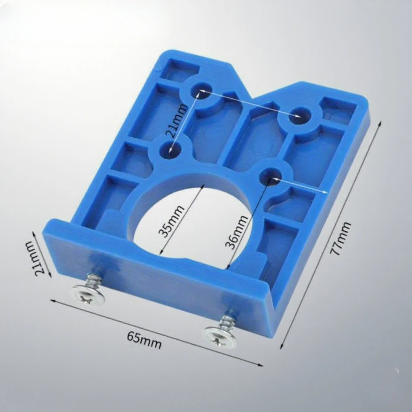 Woodworking  Concealed Hinge Template with 35mm Bit Set Lightweight Positioner for Accurate Cabinet Hinge Installation Diy Tools