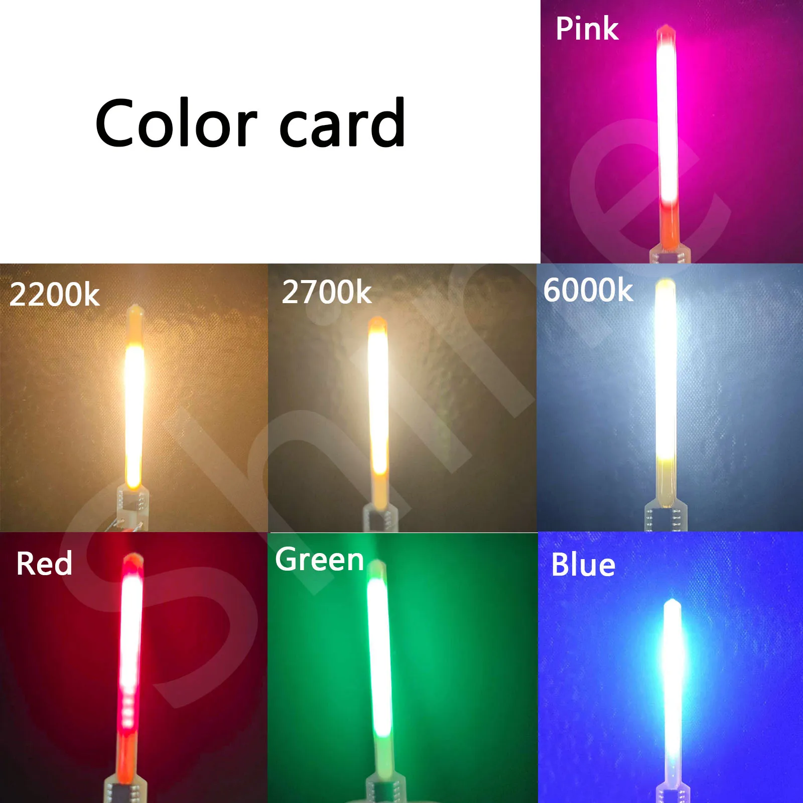 LED Cob Meteor Shower Lampada ad acqua corrente DC 3V Diodi a filamento LED 2200k Blu Rosso Verde Parti Accessori per luci a incandescenza