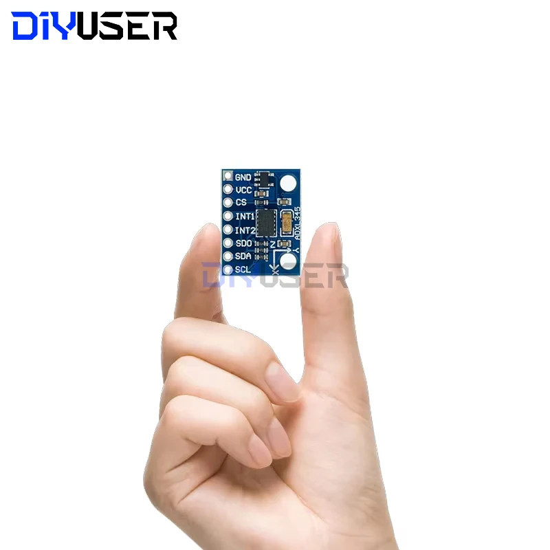 DIYUSER GY-291 ADXL345 aceleração digital de três eixos do módulo de inclinação por gravidade transmissão IIC/SPI em estoque