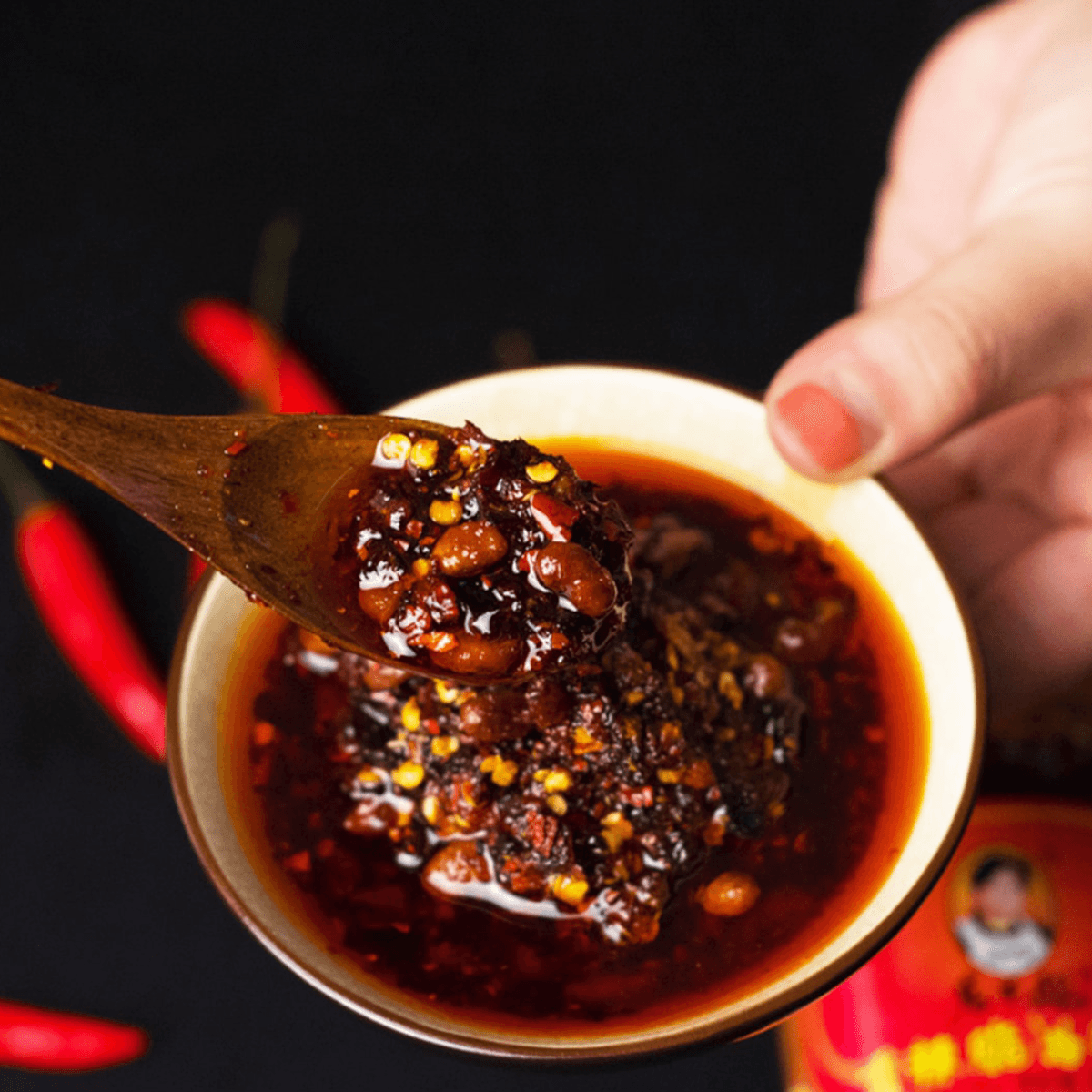 [8 Packs] LAOGANMA Crispy Hot Sauce - 210g x 8 | Authentic Chinese Chili Sauce for Spicy Lovers